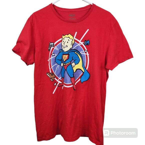 Fallout Loot Crate Bethesda Short Sleeve Frontside Graphic Tee Large - Picture 1 of 4